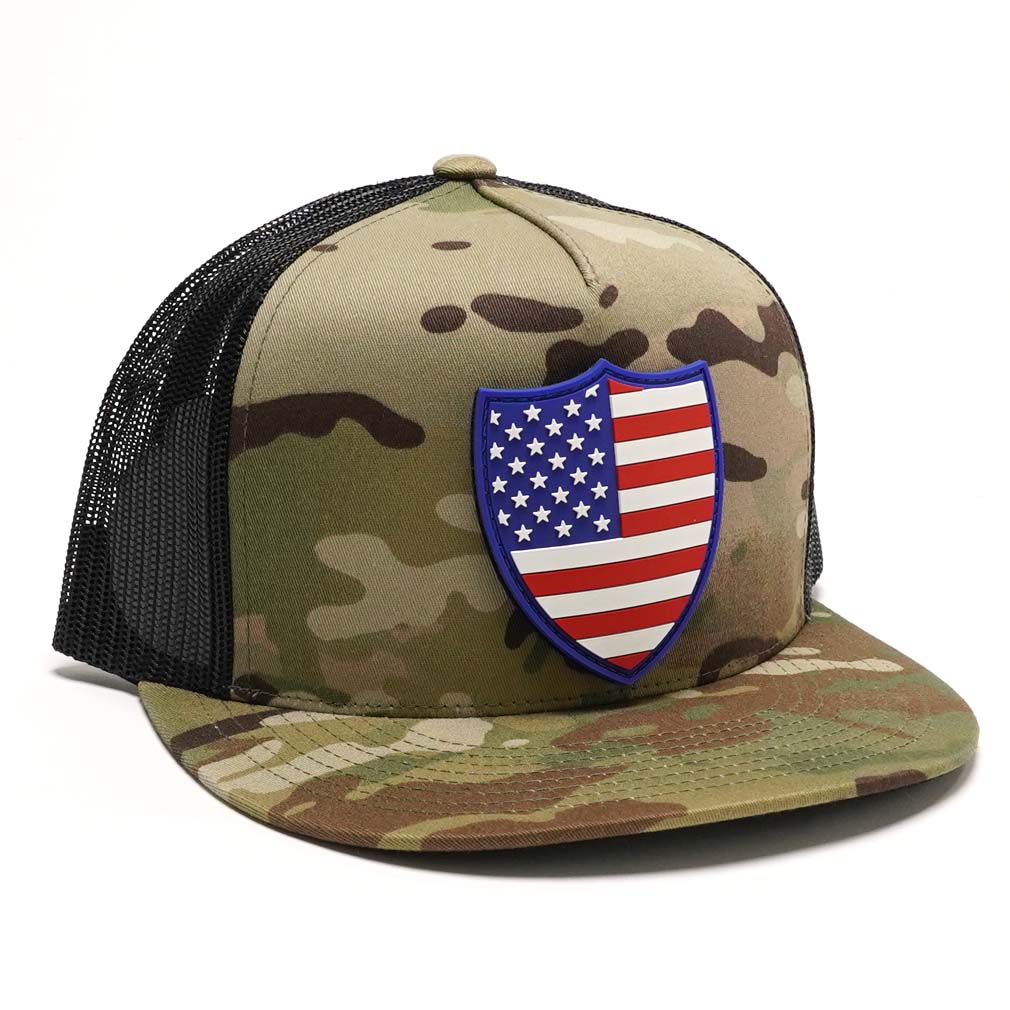 USA Patch Trucker Camo